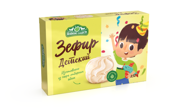 №2 Зефир белевский "Детский" 250г в Снежинске