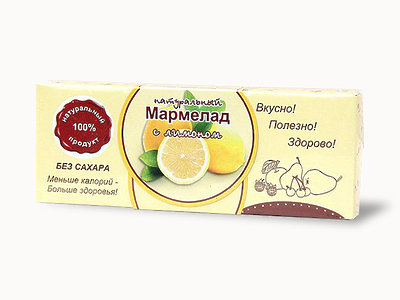 №2 Мармелад натуральный "Лимон" 140г в Снежинске