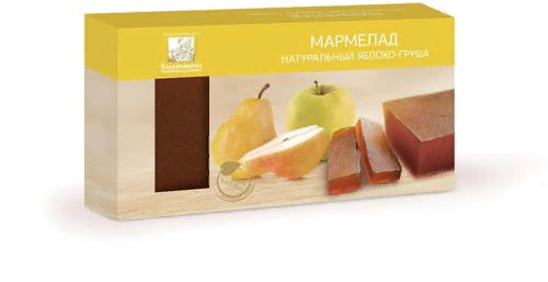  Мармелад пластовый 210г ЯБЛОКО-ГРУША в Снежинске