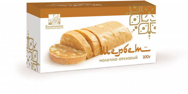 №1 Шербет МОЛОЧНО-ОРЕХОВЫЙ, 200г в Снежинске