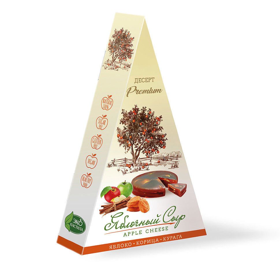  Сыр яблочный  Яблоко-Корица-Курага 120г в Снежинске