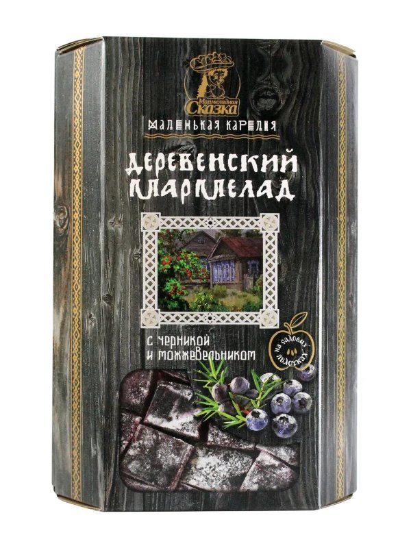 №2 Мармелад деревенский "С черникой и можжевельником" 300г в Снежинске