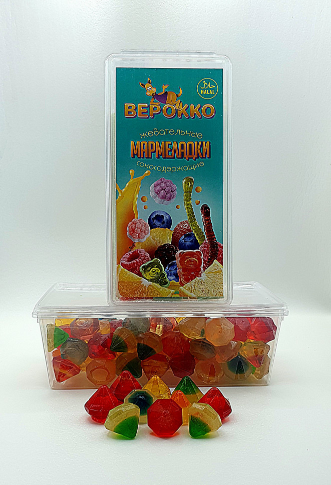  Жевательный мармелад Самоцветы, 250г      в Снежинске